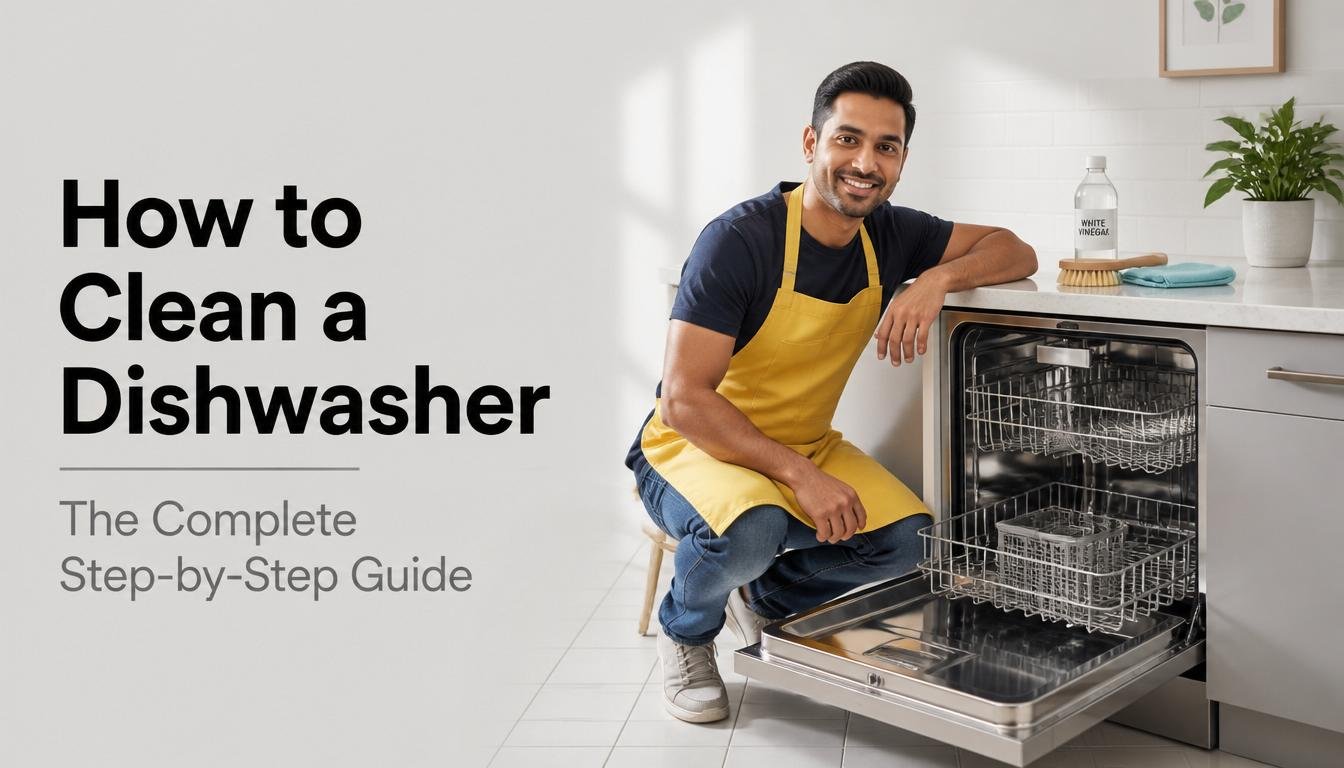 how to clean a dishwasher