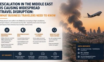 escalation in the middle east is causing widespread travel disruption