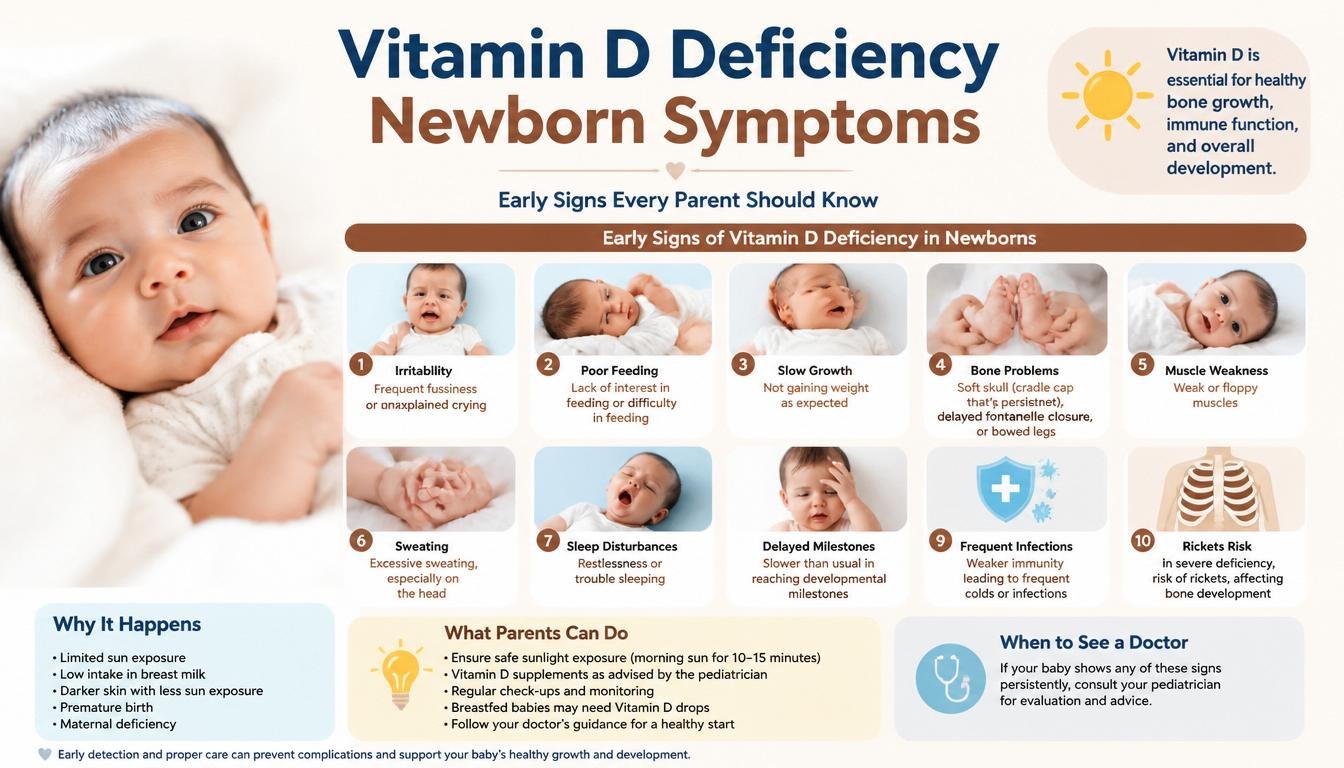 vitamin d deficiency newborn symptoms