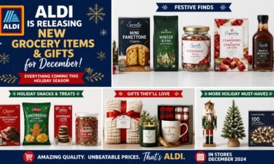 aldi is releasing new grocery items and gifts for december