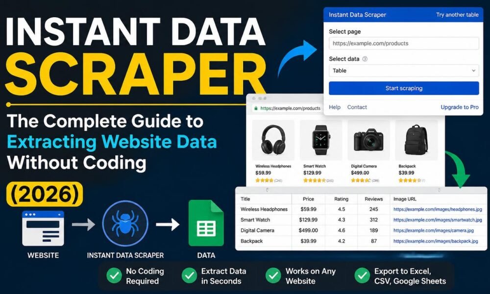 instant data scraper
