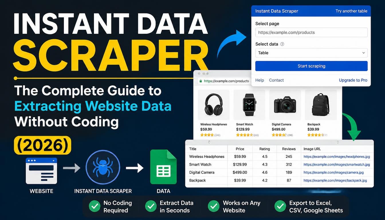 instant data scraper